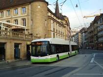 transN, La Chaux-de-Fonds - Nr. 149 - Hess/Hess Gelenktrolleybus (ex TN Neuch�tel Nr. 149) am 29. Dezember 2012 in Neuch�tel, Place Pury