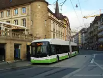 transN, La Chaux-de-Fonds - Nr. 149 - Hess/Hess Gelenktrolleybus (ex TN Neuch�tel Nr. 149) am 29. Dezember 2012 in Neuch�tel, Place Pury