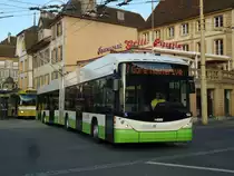 transN, La Chaux-de-Fonds - Nr. 144 - Hess/Hess Gelenktrolleybus (ex TN Neuch�tel Nr. 144) am 29. Dezember 2012 in Neuch�tel, Place Pury