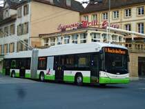transN, La Chaux-de-Fonds - Nr. 133 - Hess/Hess Gelenktrolleybus (ex TN Neuch�tel Nr. 133) am 29. Dezember 2012 in Neuch�tel, Place Pury