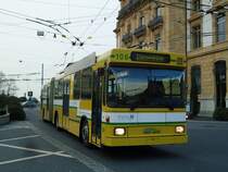 transN, La Chaux-de-Fonds - Nr. 108 - NAW/Hess Gelenktrolleybus (ex TN Neuch�tel Nr. 108) am 29. Dezember 2012 in Neuch�tel, Place Pury
