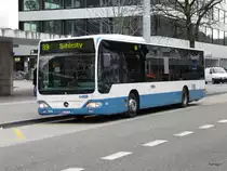 VBZ - Mercedes Citaro  Nr.614 ZH 745614 unterwegs auf der Linie 89 in Z�rich Altstetten am 01.01.2013