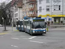 VBZ - Mercedes O 405 GTZ Trolleybus Nr.127 unterwegs auf der Linie 33 in Z�rich am 01.01.2013