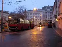 Ikarus 280T, BKV Budapest #257, 06.01.2013, Arany J�nos utca, Budapest.
