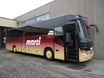 Setra 415 GT HD n� 7 de la maison Marti photographi� le 09.01.2013 � Kerzers