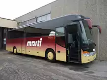 Setra 415 GT HD n� 7 de la maison Marti photographi� le 09.01.2013 � Kerzers