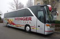 Setra 415 HD de la maison Wenger photographi� le 09.01.2013 � Kerzers