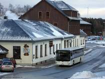 MAN Lion´s City  fhrt auf der Bahnhofstrasse wie Stadtverkehrlinie  A .
