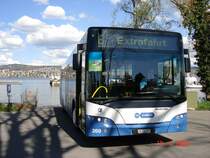 Neoplan im Shuttle Dienst Camping Ausstellung Wollishofen Zrich