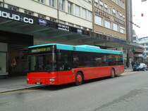 Funi-Car, Biel - Nr. 3/BE 100'203 - MAN am 29. Dezember 2012 beim Bahnhof Biel