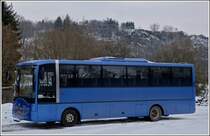 (LA 5627)  Am 18.01.2013 wartet dieser Irisbus Midway auf einem Parkplatz auf seinen nchsten Einsatz.