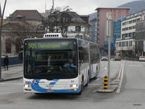 BOGG - MAN Lion`s City Nr.53 SO 78758 unterwegs auf der Linie 505 in Olten am 16.01.2013
