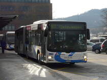 BOGG - MAN Lion`s City Nr.54 SO 130571 unterwegs auf der Linie 511 bei den Haltstellen vor dem Bahnhof Olten am 16.01.2013