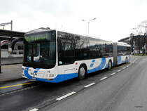BOGG - MAN Lion`s City Nr.50 SO 130531 unterwegs auf der Linie 505 bei den Haltstellen vor dem Bahnhof Olten am 16.01.2013