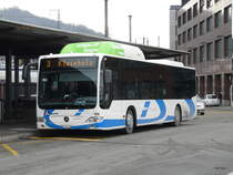 BOGG - Mercedes Citaro Nr.106 SO 1136222 unterwegs auf der Linie 3 bei den Haltstellen vor dem Bahnhof Olten am 16.01.2013