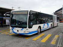 BOGG - Mercedes Citaro Nr.205  SO 21996 unterwegs auf der Linie 571 bei den Haltstellen vor dem Bahnhof Olten am 16.01.2013