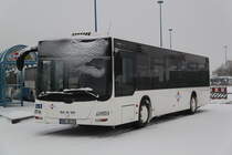 MAN Niederflurbus 3.Generation(Lion's City)abgestellt in Hhe ZOB Rostock Hauptbahnhof/Sd.27.01.2013