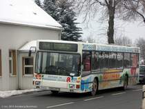 Der lteste MAN bei RVE - Standort Annaberg-Buchholz, Wagen 35-8102 in Annaberg, Dresdenerstrasse,