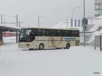 Setra Reisecar aus Italien zu Besuch in St.Moritz am 20.01.2013