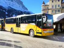Grindelwald Bus - Setra S 412 UL  BE 401465 bei der Bushaltestell in Grindelwald am 26.01.2013