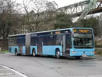 Mercedes-Benz O 530 II (Citaro Facelift) auf der Linie 649 nach Velbert Mitte Postamt an der Haltestelle Wuppertal-Elberfeld Kluse/Schauspielhaus.(5.2.2013) 