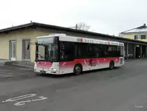 BGU - MAN  Nr.8  SO  21958 unterwegs auf der Linie 23 bei der Haltestelle beim Bahnhof Grenchen Sd am 29.01.2013