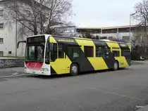 BGU - Mercedes Citaro  Nr.11  SO  219551 unterwegs auf der Linie 22 bei der Haltestelle beim Bahnhof Grenchen Sd am 29.01.2013