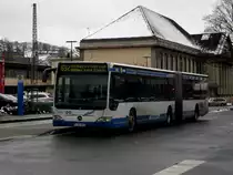 Mercedes-Benz O 530 II (Citaro Facelift) auf der Linie 632 nach Wuppertal-Nchstebreck Hlker Feld Schleife am S-Bahnhof Wuppertal-Barmen.(7.2.2013) 