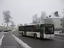 Annaberg-Buchholz. MAN N320 auf der Linie 428 in Annaberg, Robert Schumann Strasse.