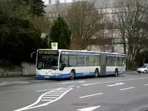 Mercedes-Benz O 530 I (Citaro) auf der Linie 625 nach Wuppertal-Cronenberg Berghausen an der Haltestelle Wuppertal-Uellendahl Am Haken.(7.2.2013) 
