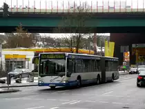 Mercedes-Benz O 530 I (Citaro) auf der Linie 625 nach Wuppertal-Uellendahl Raukamp Schleife an der Haltestelle Wuppertal-Uellendahl Eschenbeek.(7.2.2013) 