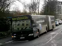Mercedes-Benz O 530 II (Citaro Facelift) auf der Linie 628 nach Wuppertal-Barmen Sedanstrae an der Haltestelle Wuppertal-Elberfeld Hamburger Treppe.(7.2.2013) 