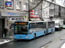 Mercedes-Benz O 530 III (Citaro 2. Generation) auf der Linie 620 nach Wuppertal-Elberfeld Kuckelsberg an der Haltestelle Wuppertal Ronsdorf Markt.(7.2.2013) 