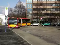 HSB Mercedes Benz Citaro C1 am 09.02.13 in Hanau Hbf 