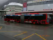 STADTBUS CHUR-Mercedes Citaro am Bahnhofplatz Chur am 7.2.13 