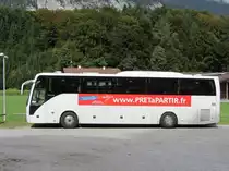 VDL Bova Futura von PRETaPARTIR-Reisen/Frankreich bei einer Veranstaltung in Kramsach am 30.9.2012.