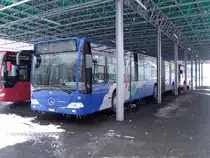 VZO-Mercedes Citaro NR.60 beim Depot in Rti ZH am 12.2.13