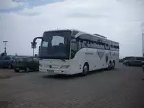 Mercedes Tourismo von der AOK-Klinik Rgen im Stadthafen Sassnitz am 11.07.2012

