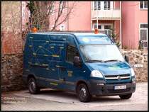 Am Bf Gro�enhain Cottbuser Bf stand am 06.01.07 das Servicefahrzeug der Riesa-Gro�enhainer Personenverkehrsgesellschaft.