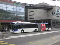 tl Nr. 563 (Van Hool AG300) am 25.1.2013 in Lausanne-Flon