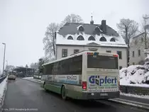 Annaberg-Buchholz. Setra S315UL an der Busbahnhof in Annaberg.