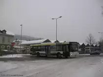 MAN NL313 auf der Stadtverkehrlinie  A  in Schwarzenberg.