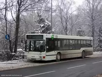 MAN NL 202 (35-8116)  schl�ft  in Annaberg-Buchholz, Geyersdorferstrasse.