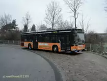 VHH 0514 (HH EG 1279) am 15.2.2013 auf der Metrobus-Linie 11, U-Bahnhof Steinfurther Allee