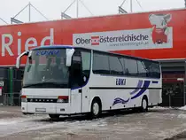 K-SETRA S315HD; brachte anl�sslich des Bundesligaspiel SVR-Ried�FC-Wacker Fu�ballfan´s zur keine-Sorgen-Arena; 130216