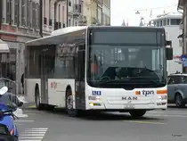 TPN - MAN Lion`s City  VD 1037 unterwegs in Nyon am 14.02.2013