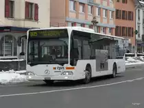 TPN - Mercedes Citaro VD 558012 unterwegs in Nyon am 14.02.2013