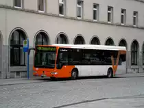 Mercedes-Benz O 530 LE � (Citaro) auf der Linie 608 nach Ennepetal Busbbahnhof am S-Bahnhof Wuppertal Barmen.(19.2.2013) 