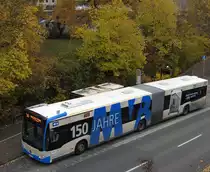 Mercedes-Benz Citaro, mit einer Werbung f�r MVB. Foto: 08.11.2012