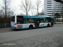 HHA 2515 (HH-HN 2515) am 20.2.2013 auf Linie 161, Pause am U-Bahnhof Steinfurther Allee